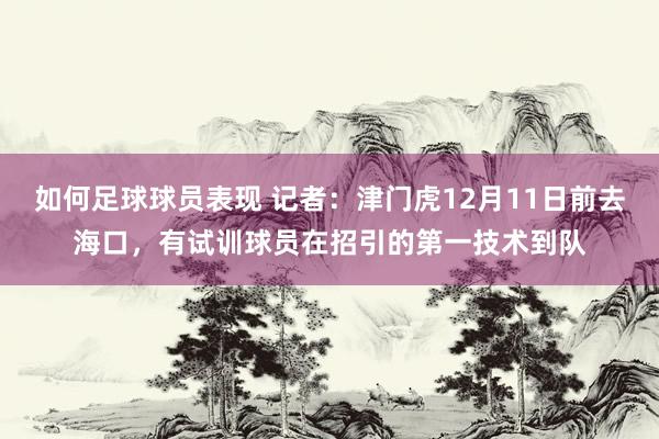 如何足球球员表现 记者：津门虎12月11日前去海口，有试训球员在招引的第一技术到队