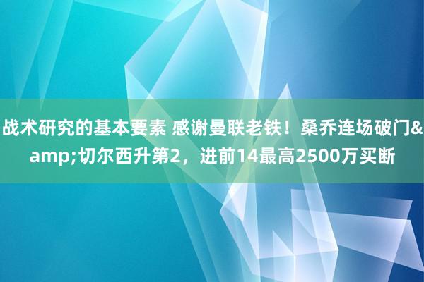 战术研究的基本要素 感谢曼联老铁！桑乔连场破门&切尔西升第2，进前14最高2500万买断